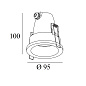 ART-R-65100 Светильник встраиваемый Downlight   -  Встраиваемые светильники 